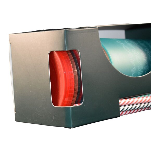 2019 Starbucks Holiday Cold Cups Reusable Set of 5 w/ Straws &amp; Lids IOB - Picture 4 of 5